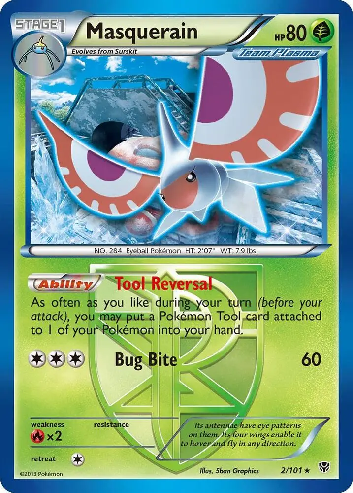 Masquerain, Plasma Blast 2/101