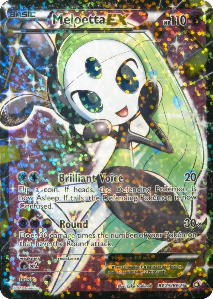Meloetta EX, Legendary Treasures: Radiant Collection RC11/RC25