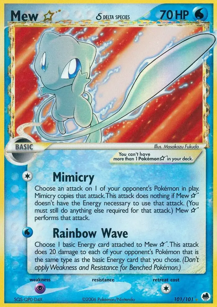 Mew ☆ δ, Dragon Frontiers 101/101