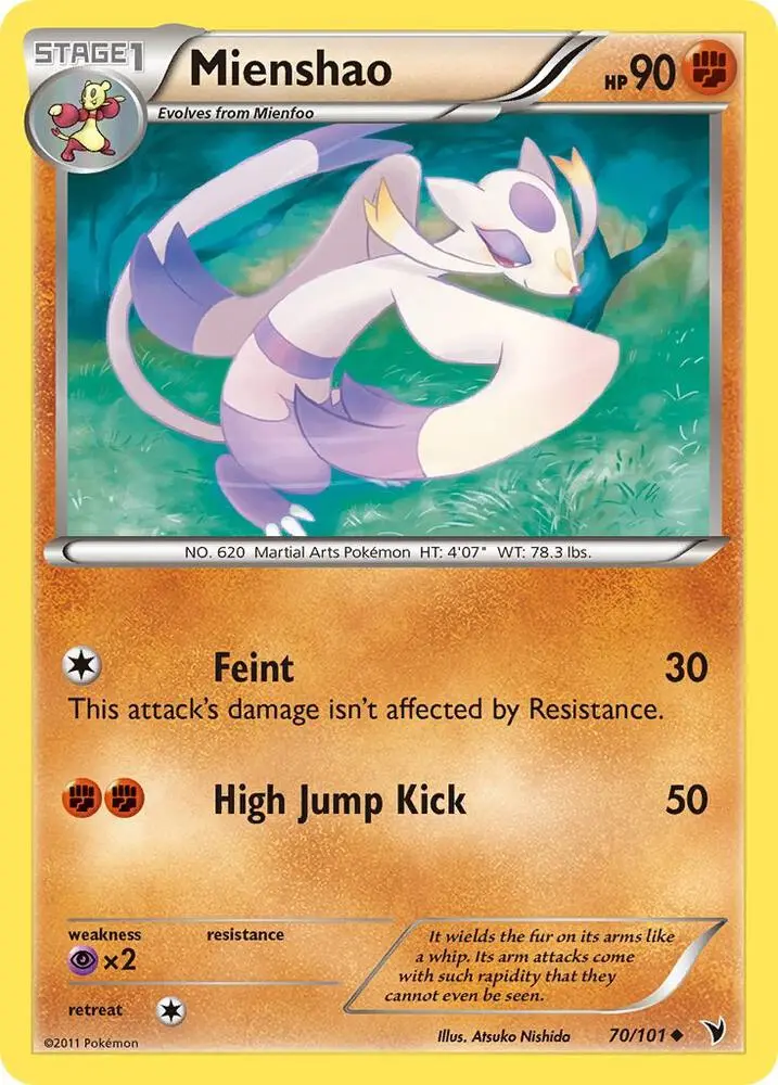 Mienshao, Noble Victories 70/101