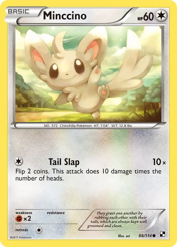 Minccino, Black & White 88/114