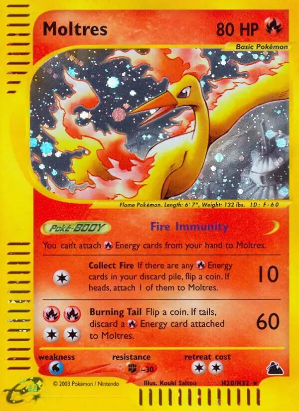 Moltres, Skyridge H20/144
