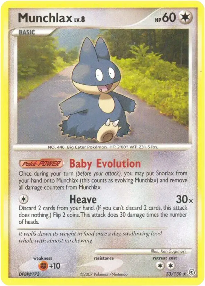 Munchlax, Diamond & Pearl 33/130