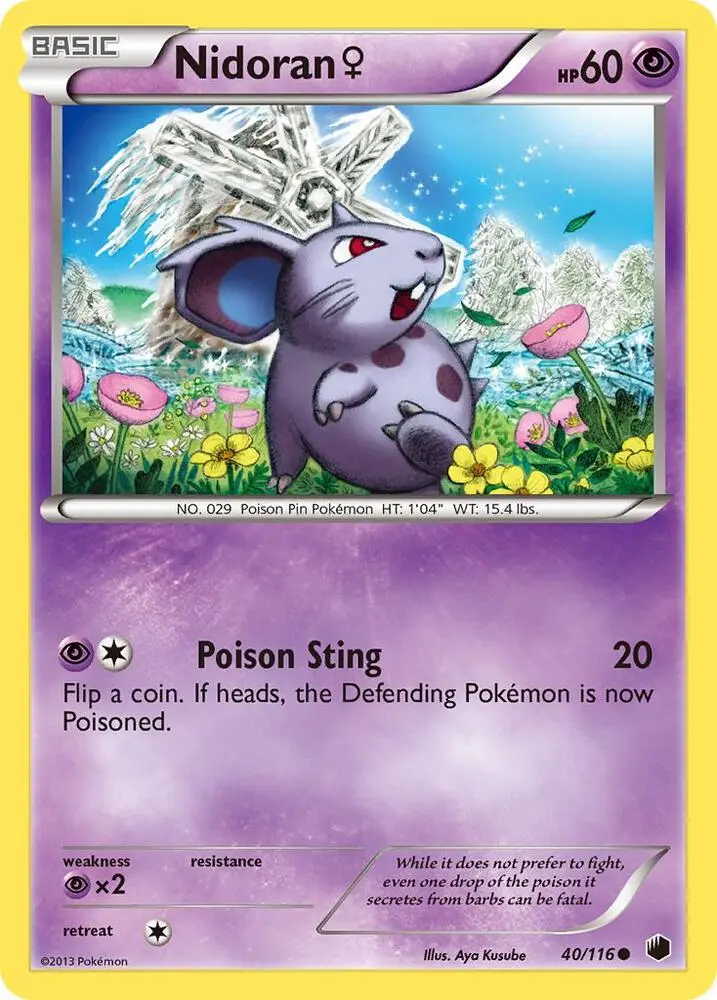 Nidoran♀, Plasma Freeze 40/116