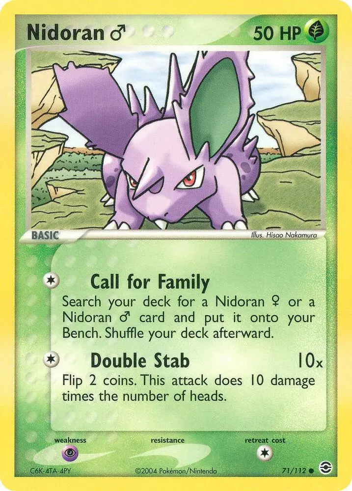 Nidoran♂, FireRed & LeafGreen 71/112