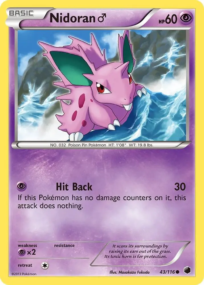 Nidoran♂, Plasma Freeze 43/116