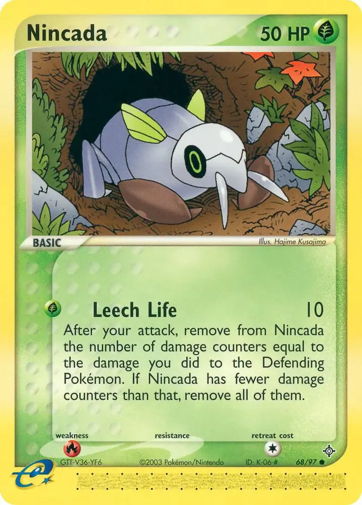 Nincada, Dragon 68/97
