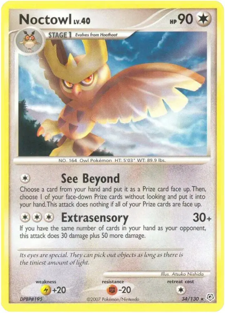 Noctowl, Diamond & Pearl 34/130