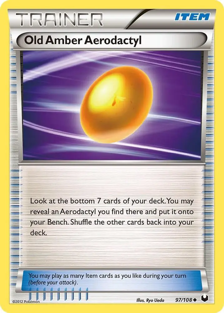 Old Amber Aerodactyl, Dark Explorers 97/108