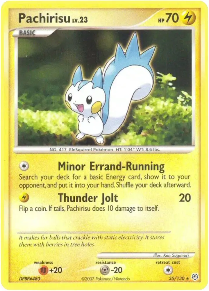 Pachirisu, Diamond & Pearl 35/130