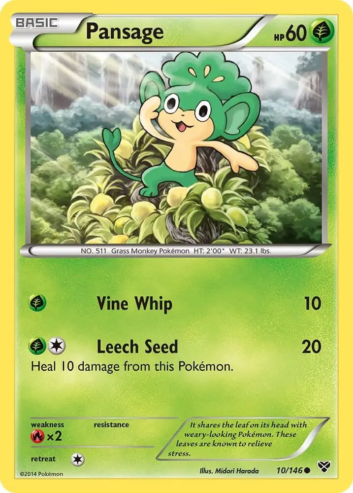 Pansage, XY 10/146