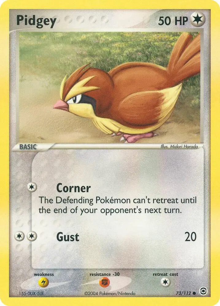 Pidgey, FireRed & LeafGreen 73/112