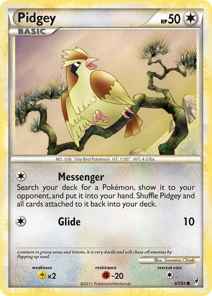 Pidgey, Call of Legends 67/95