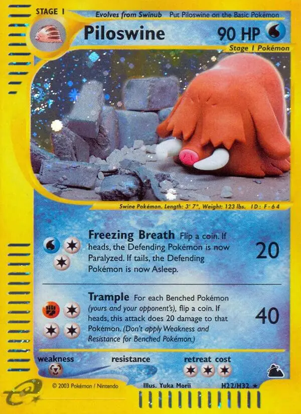 Piloswine, Skyridge H22/144