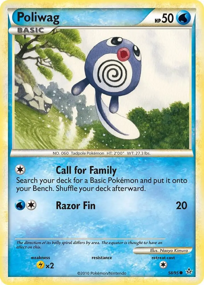 Poliwag, Unleashed 58/95