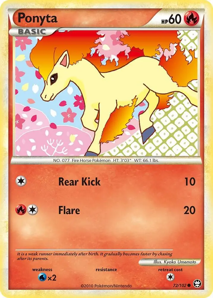 Ponyta, Triumphant 72/102