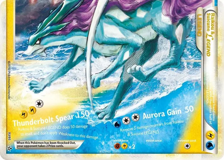 Raikou & Suicune LEGEND, Unleashed 93/95