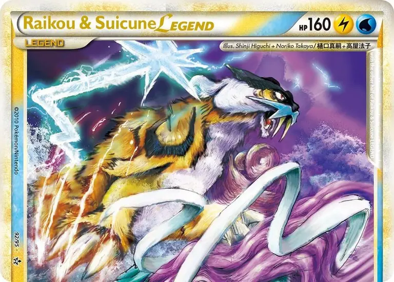 Raikou & Suicune LEGEND, Unleashed 92/95