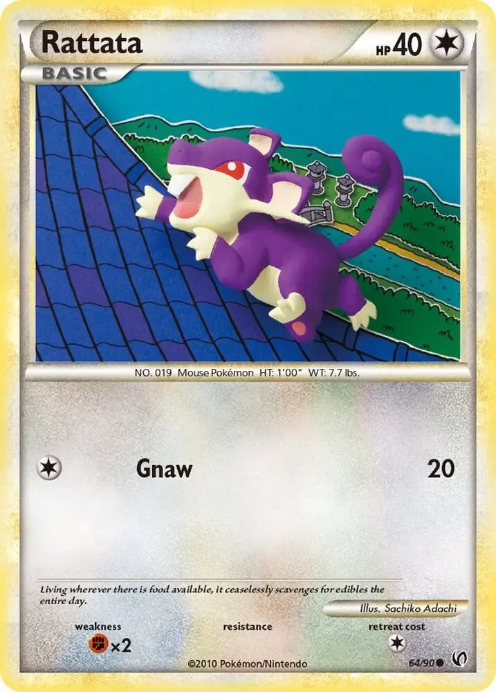 Rattata, Undaunted 64/90