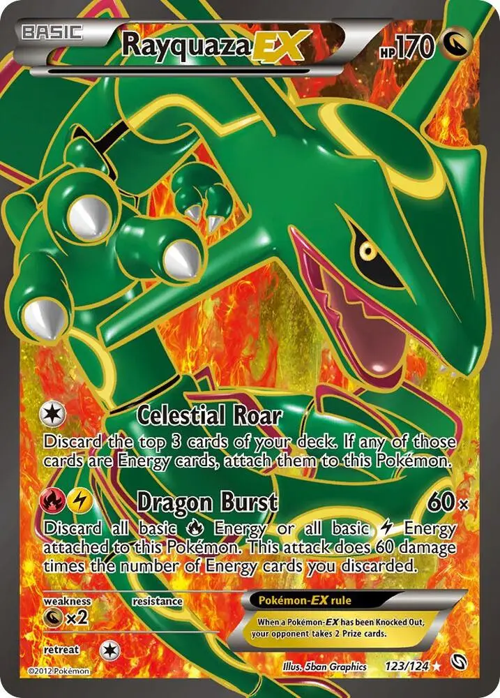 Rayquaza-EX, Dragons Exalted 123/124