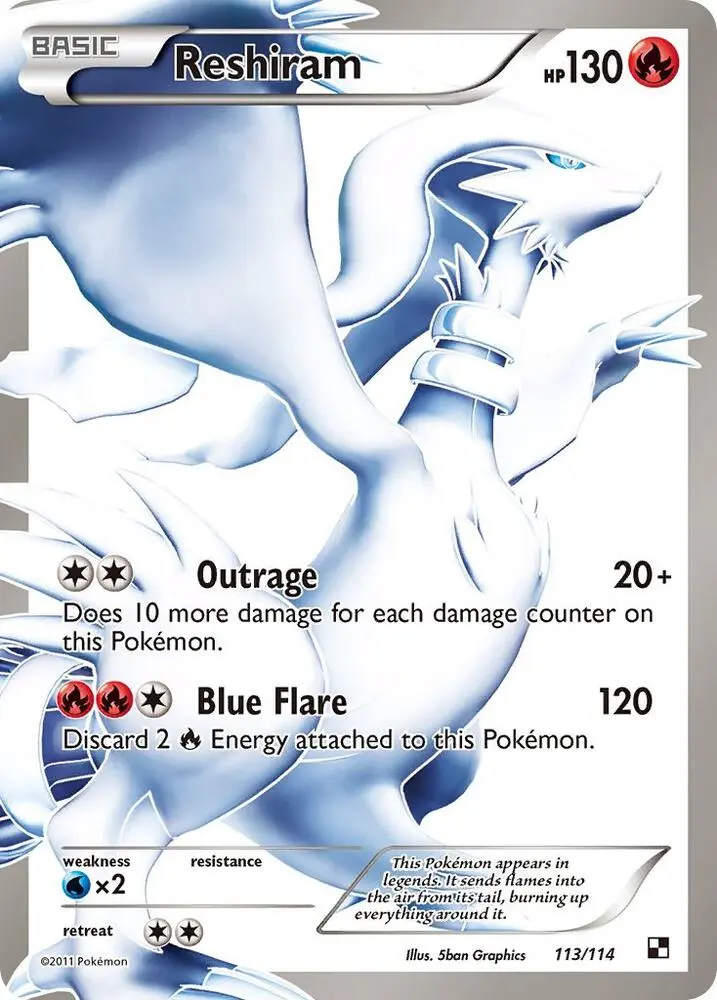 Reshiram, Black & White 113/114