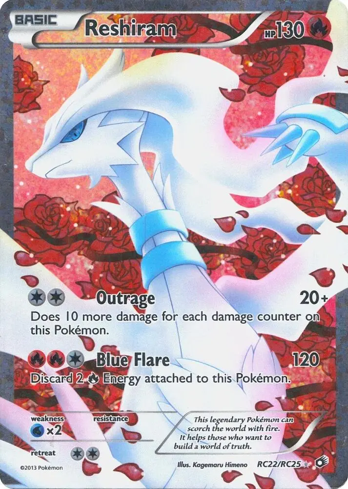 Reshiram (Full Art), Legendary Treasures: Radiant Collection RC22/RC25