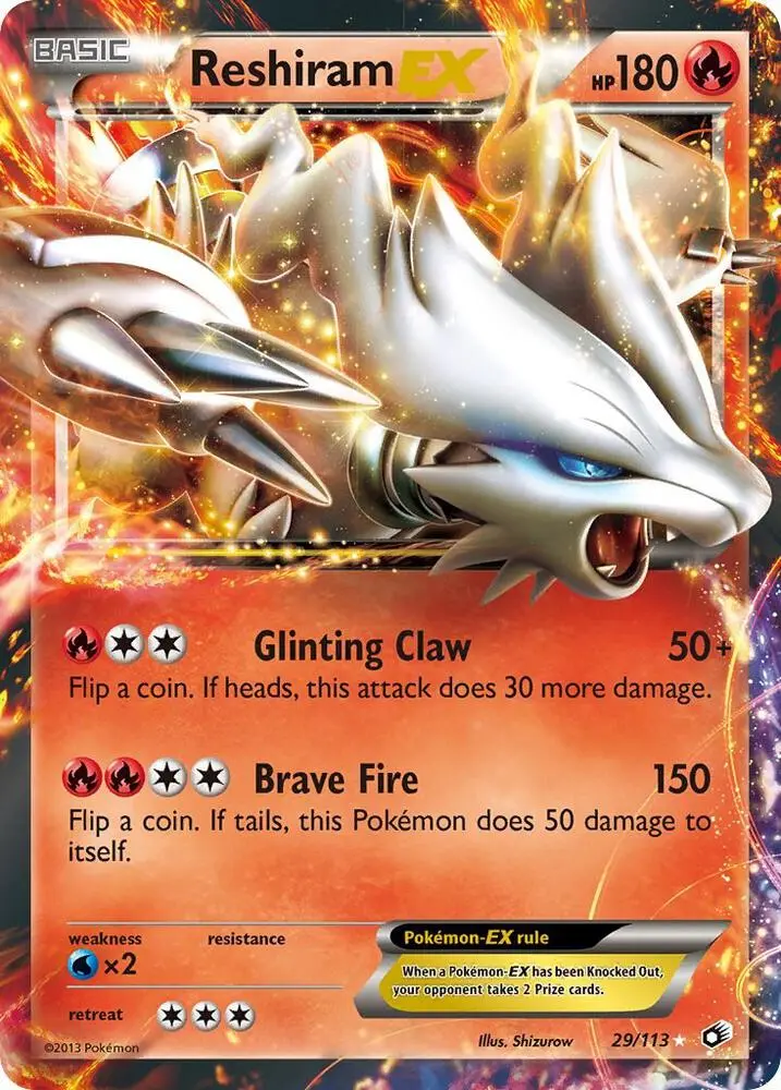 Reshiram-EX, Legendary Treasures 29/113