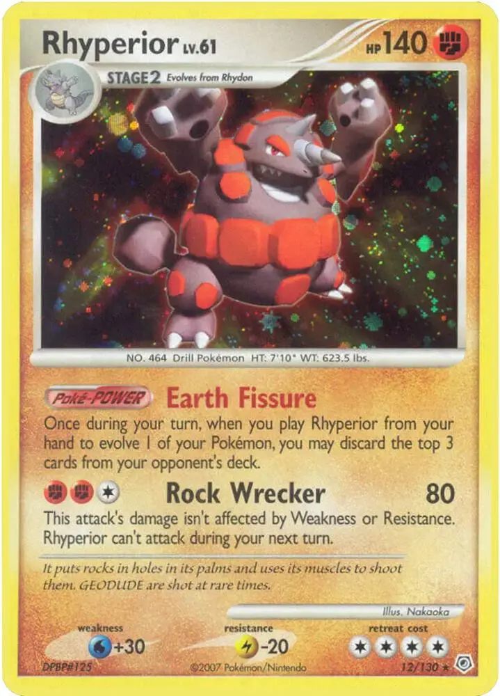 Rhyperior, Diamond & Pearl 12/130