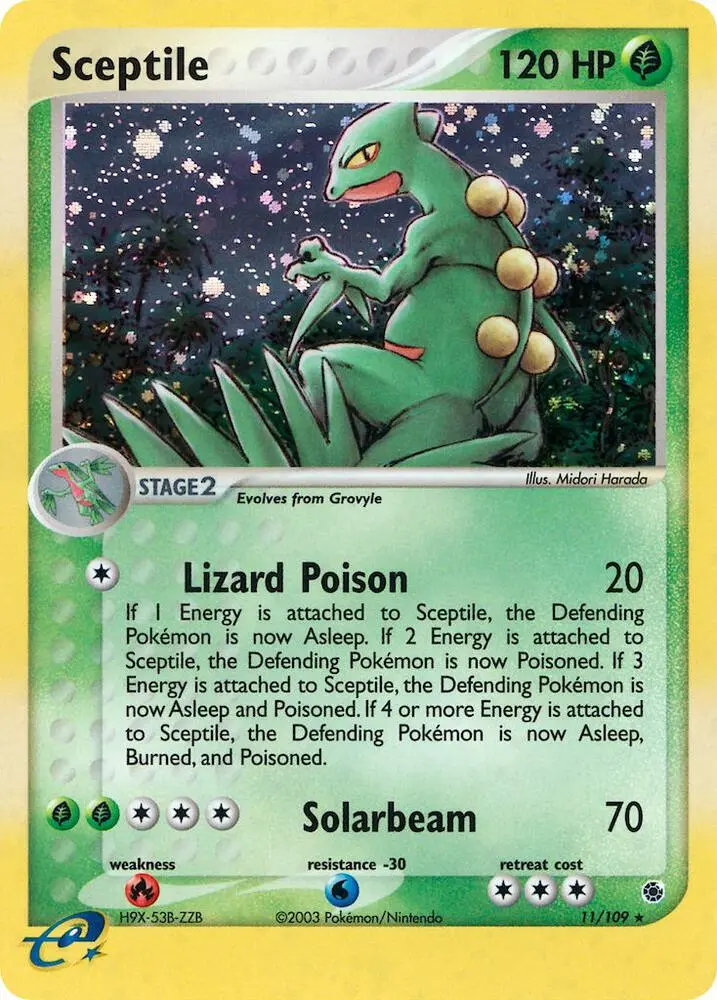 Sceptile, Ruby & Sapphire 11/109