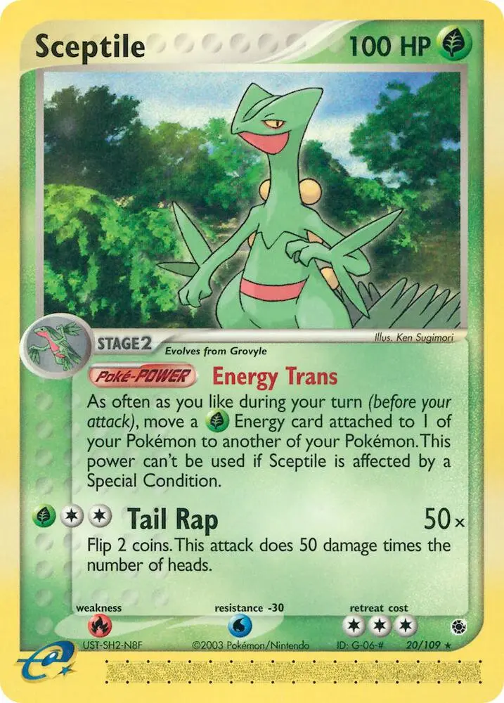 Sceptile, Ruby & Sapphire 20/109