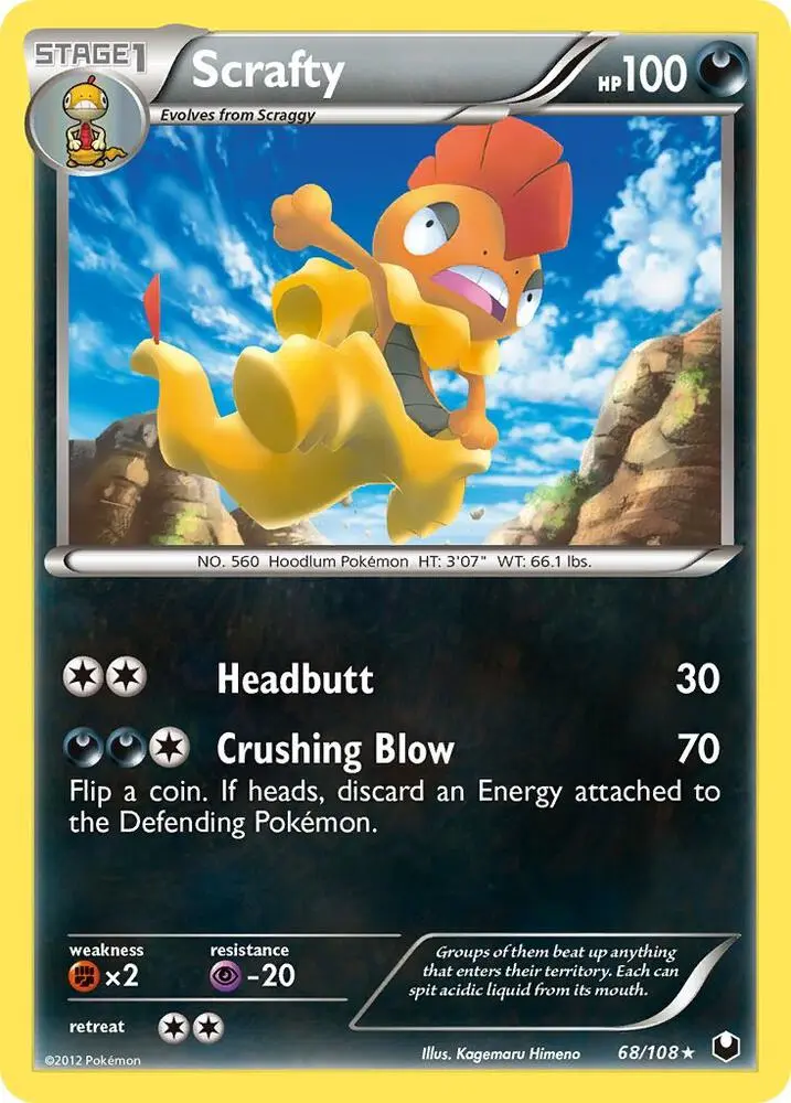 Scrafty, Dark Explorers 68/108