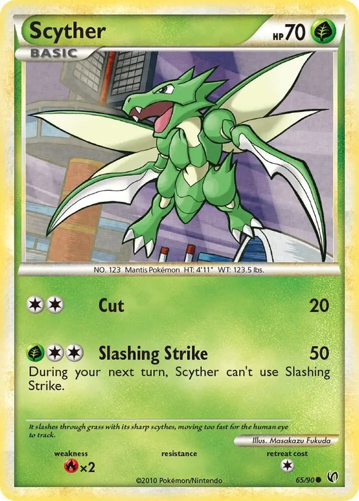 Scyther, Undaunted 65/90