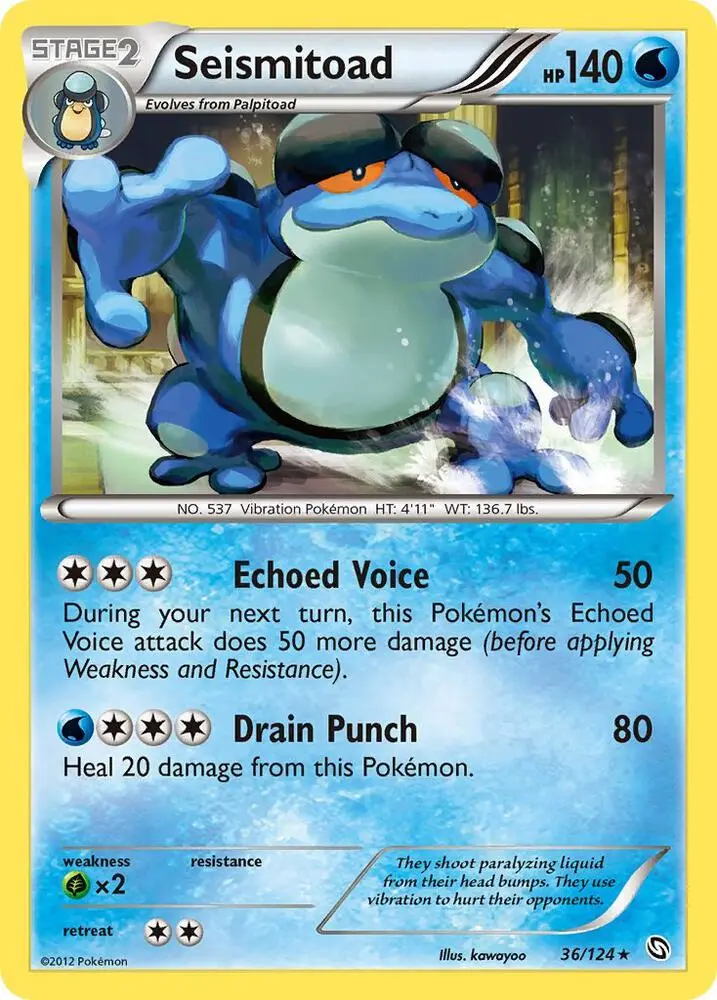 Seismitoad, Dragons Exalted 36/124