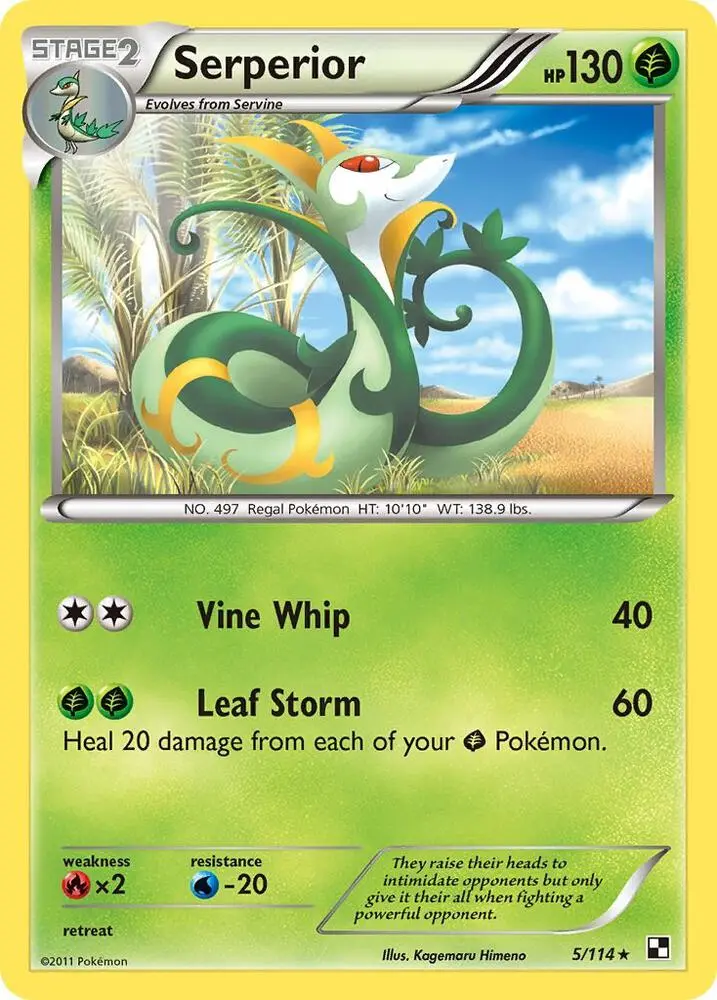 Serperior, Black & White 5/114