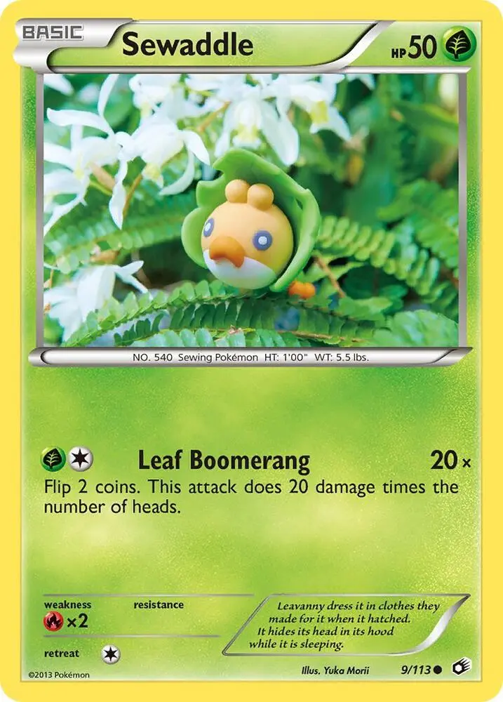 Sewaddle, Legendary Treasures 9/113