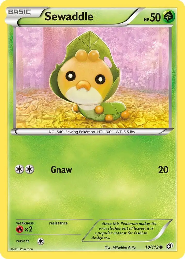 Sewaddle, Legendary Treasures 10/113