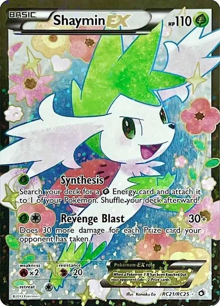Shaymin EX (Full Art), Legendary Treasures: Radiant Collection RC21/RC25