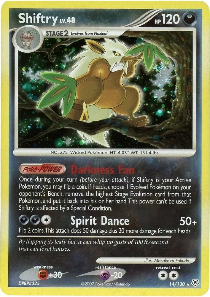 Shiftry, Diamond & Pearl 14/130