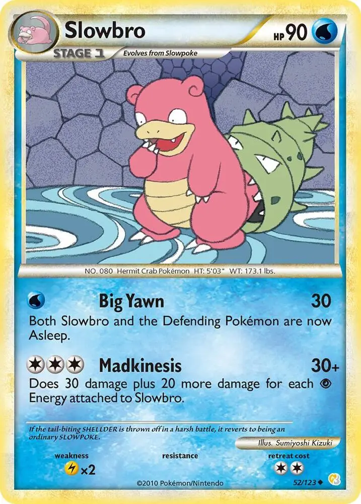 Slowbro, HeartGold SoulSilver 52/123