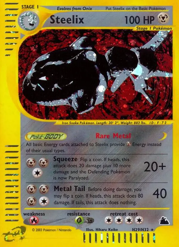 Steelix, Skyridge H29/144