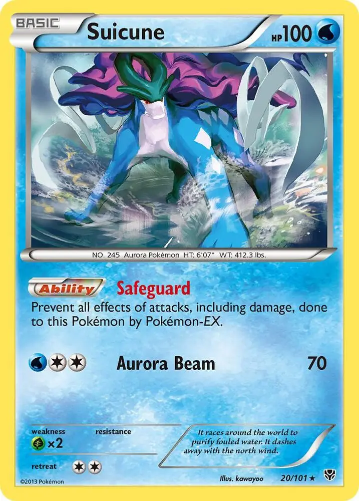 Suicune, Plasma Blast 20/101