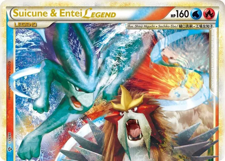 Suicune & Entei LEGEND, Unleashed 94/95