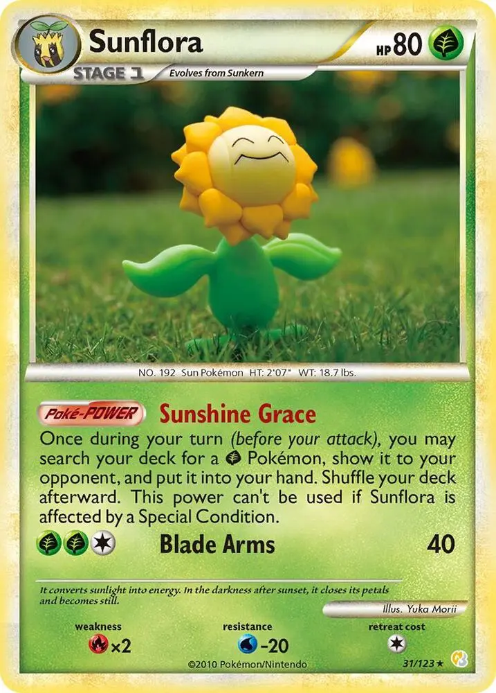 Sunflora, HeartGold SoulSilver 31/123