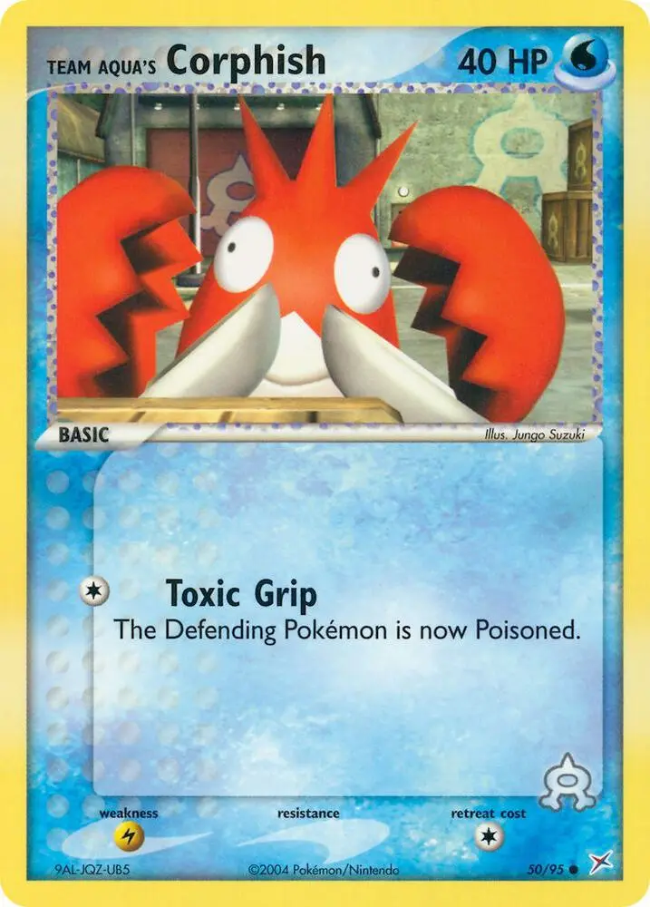 Team Aqua's Corphish, Team Magma vs Team Aqua 50/95