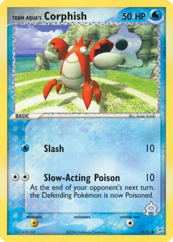 Team Aqua's Corphish, Team Magma vs Team Aqua 51/95