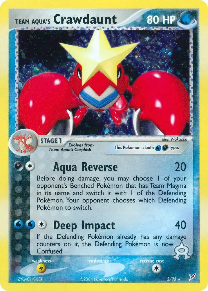Team Aqua's Crawdaunt, Team Magma vs Team Aqua 2/95