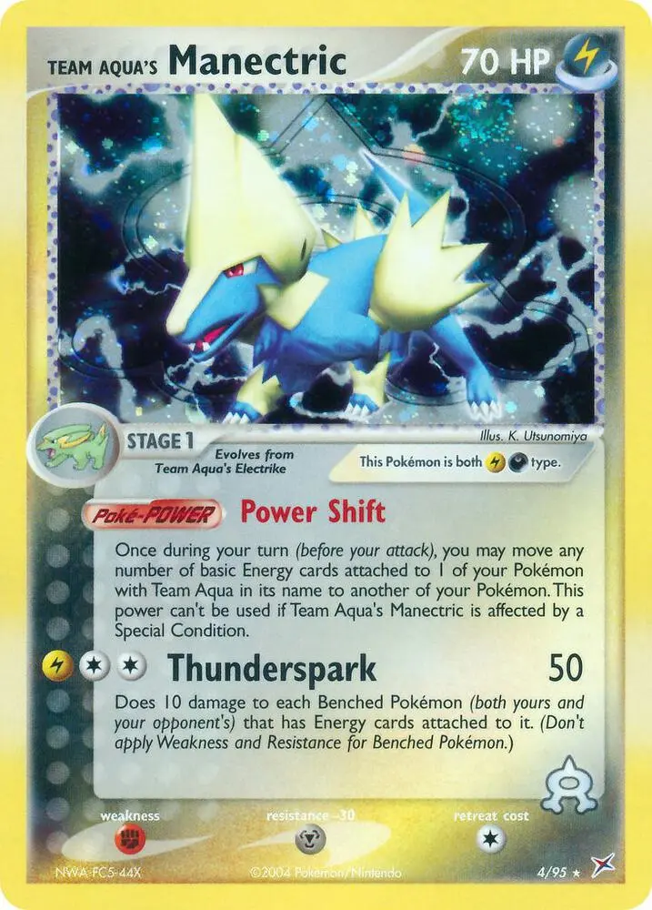 Team Aqua's Manectric, Team Magma vs Team Aqua 4/95