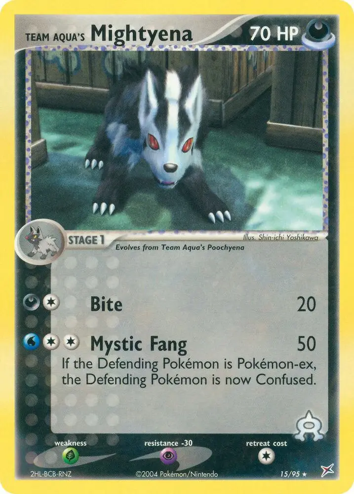 Team Aqua's Mightyena, Team Magma vs Team Aqua 15/95
