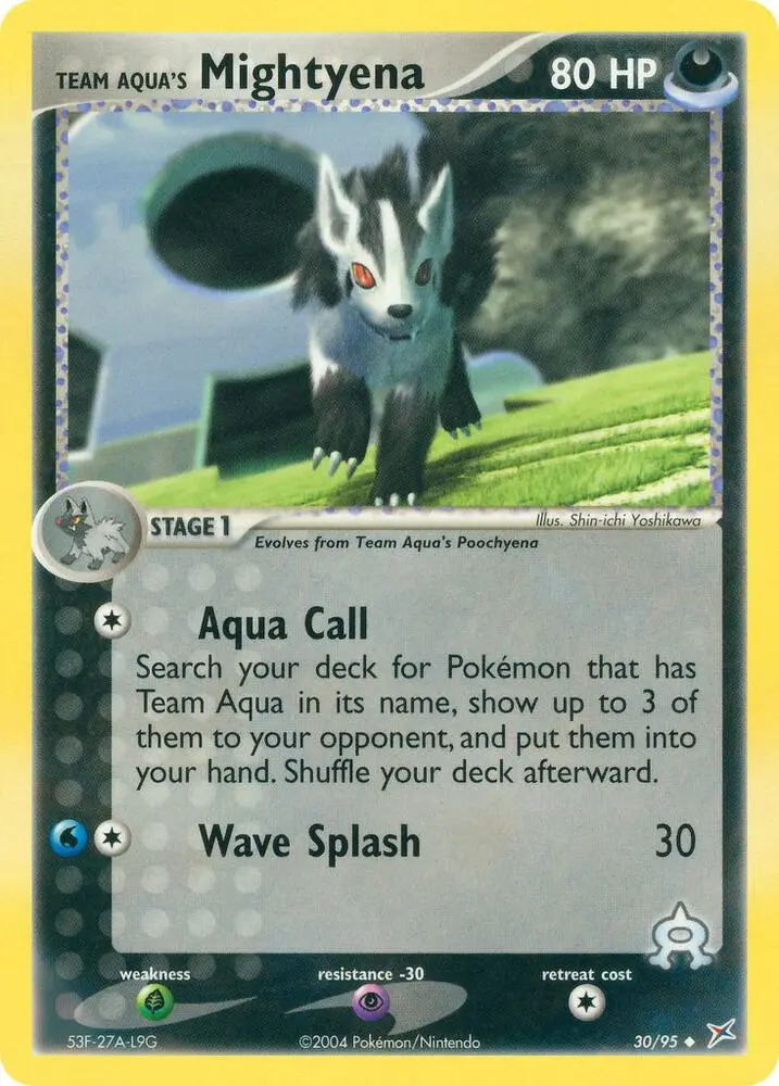 Team Aqua's Mightyena, Team Magma vs Team Aqua 30/95