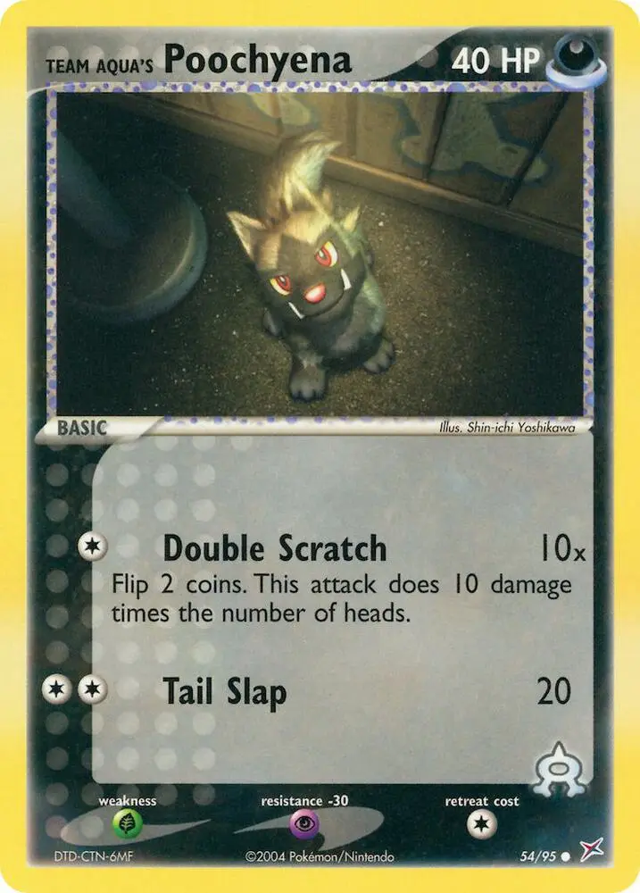 Team Aqua's Poochyena, Team Magma vs Team Aqua 54/95